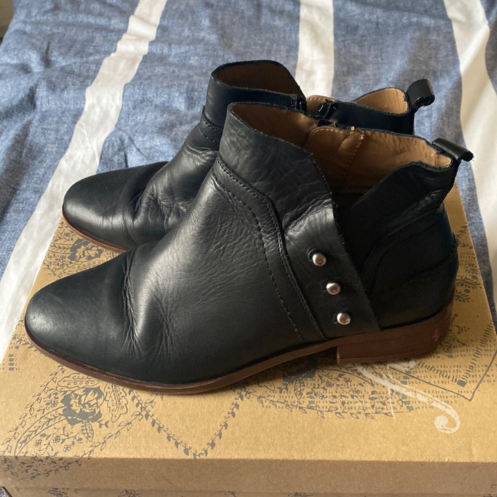 Franco Sarto leather ankle boots